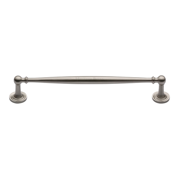 C2533 203-SN • 203 x 228 x 38mm • Satin Nickel • Heritage Brass Elegant Cabinet Pull Handle